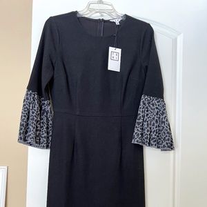 Black Bell Sleeve Dress